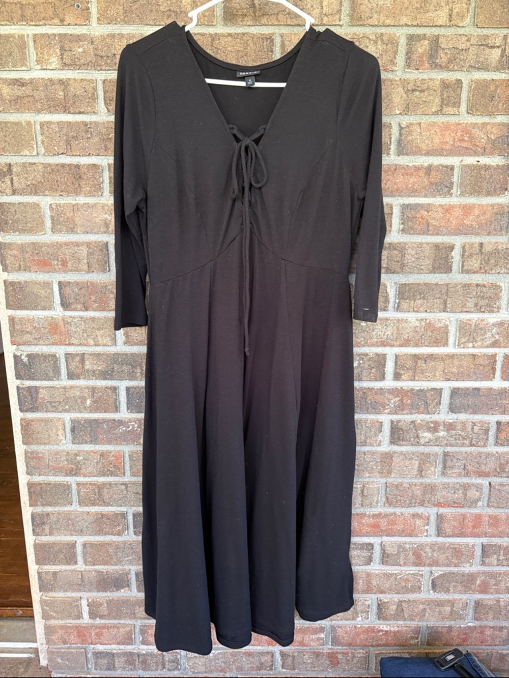 torrid Black Tie-Front Maxi Dress